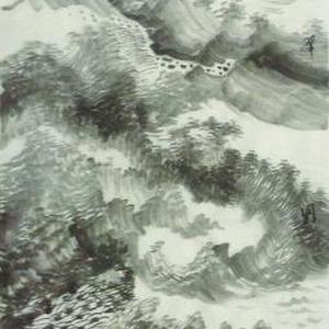 山野积翠图