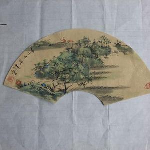 园光山水，扇面山水