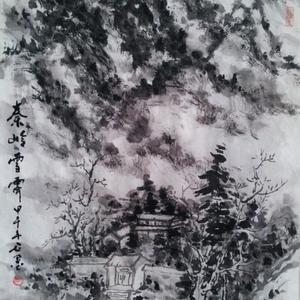 秦岭雪霁