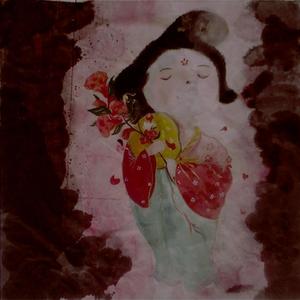 大唐仕女赏花图系列作品