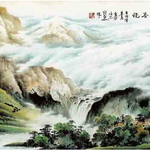 山水 北国春晓