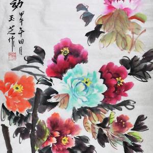 花开春色动