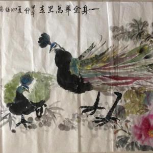 一身金翠万里春