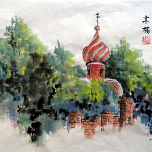 晓白异域风情画稿