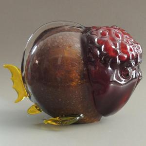 《幸福鱼》琉璃作品