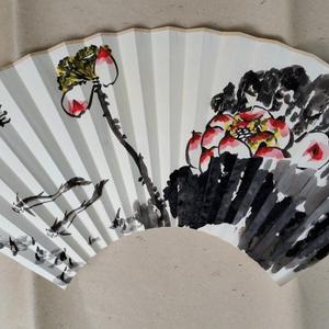 韩伟华 甲午年扇面6