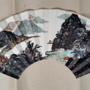 韩伟华 甲午年扇面4