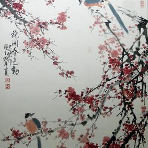 花开春色动