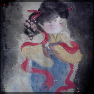 大唐仕女赏花图系列