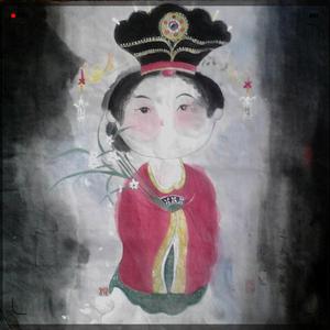 大唐仕女赏花图系列