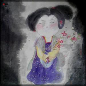 大唐仕女赏花图系列