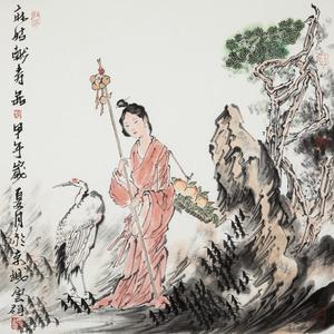 《麻姑献寿图》