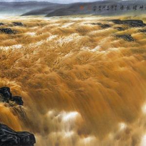 乾湧金涛  坤耀龙腾