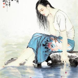 落花流水，飞云冉冉