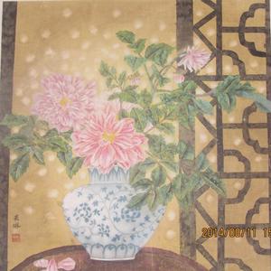 安琳工笔【瓶花】