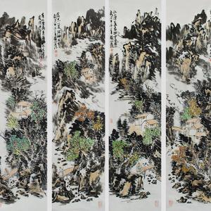 山水四屏之二