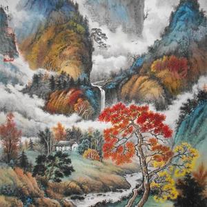 秋壑山居圖