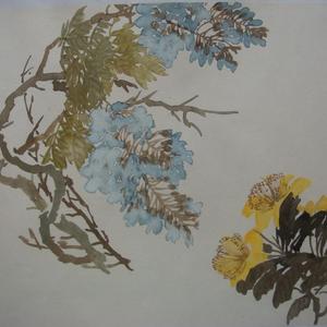 仿任颐没骨册页》系列