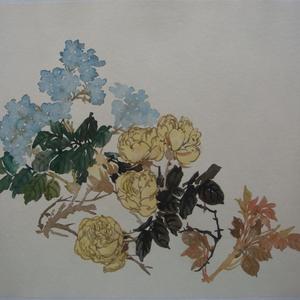 《仿任颐没骨册页》系列一