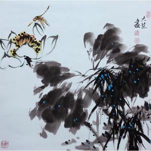 荷花蜻蜓
