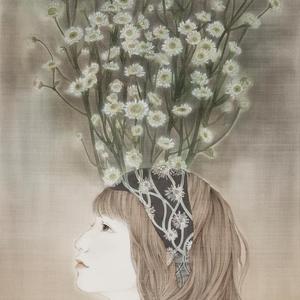 雏菊》90 50 绢本 2013