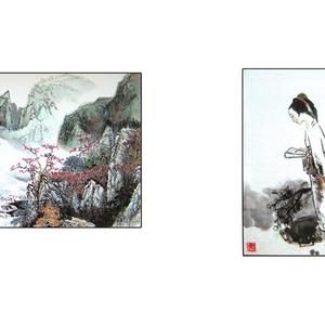 山水人物图
