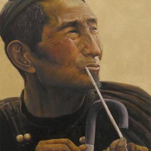 老人（多年前的临习作品）