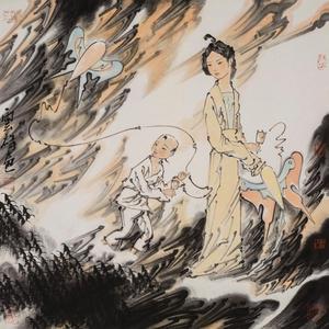 《母子戏鸢图》系列