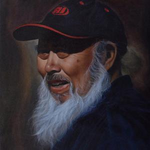 唐莉莉 《白胡子肖像》