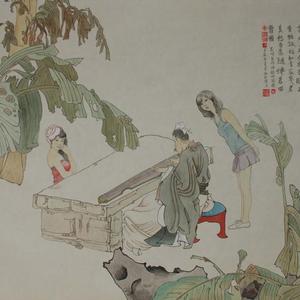 听琴图