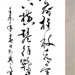 岩前拄杖看雪起