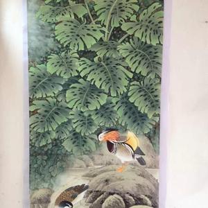 鸳鸯戏水图