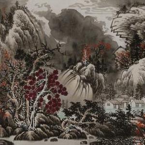 溪山秋色