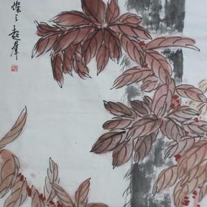 老少年鹌鹑图