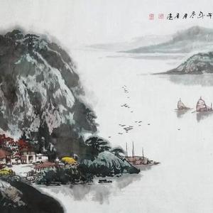 《烟雨春江》