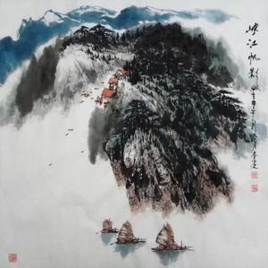 《峡江帆影》