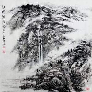 《江畔溪泊》