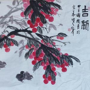 荔枝小鸡图