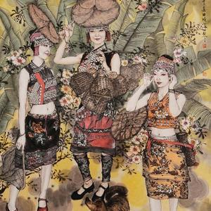 严项洋人物作品《春韵》