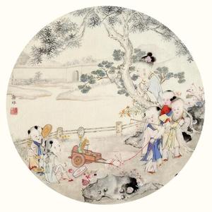 婴戏图