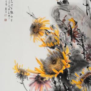 向日葵六尺整张《般若》