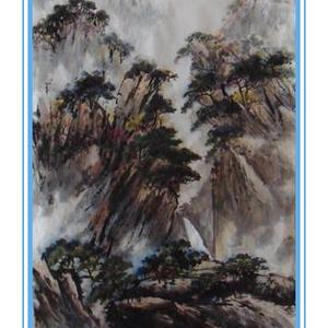《秦岭秋色》