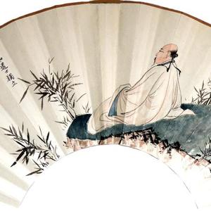 人物-扇面