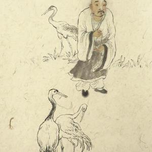 罗汉与鹤