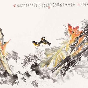 朱蕉挂云木 花蔓宜阳春