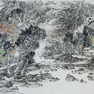 溪谷流清