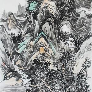 溪山微云