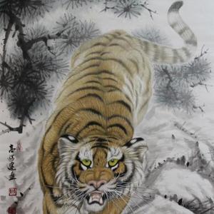 下山图