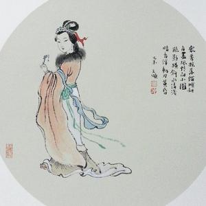 古代仕女团扇1