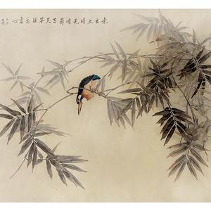 青竹翠鸟
